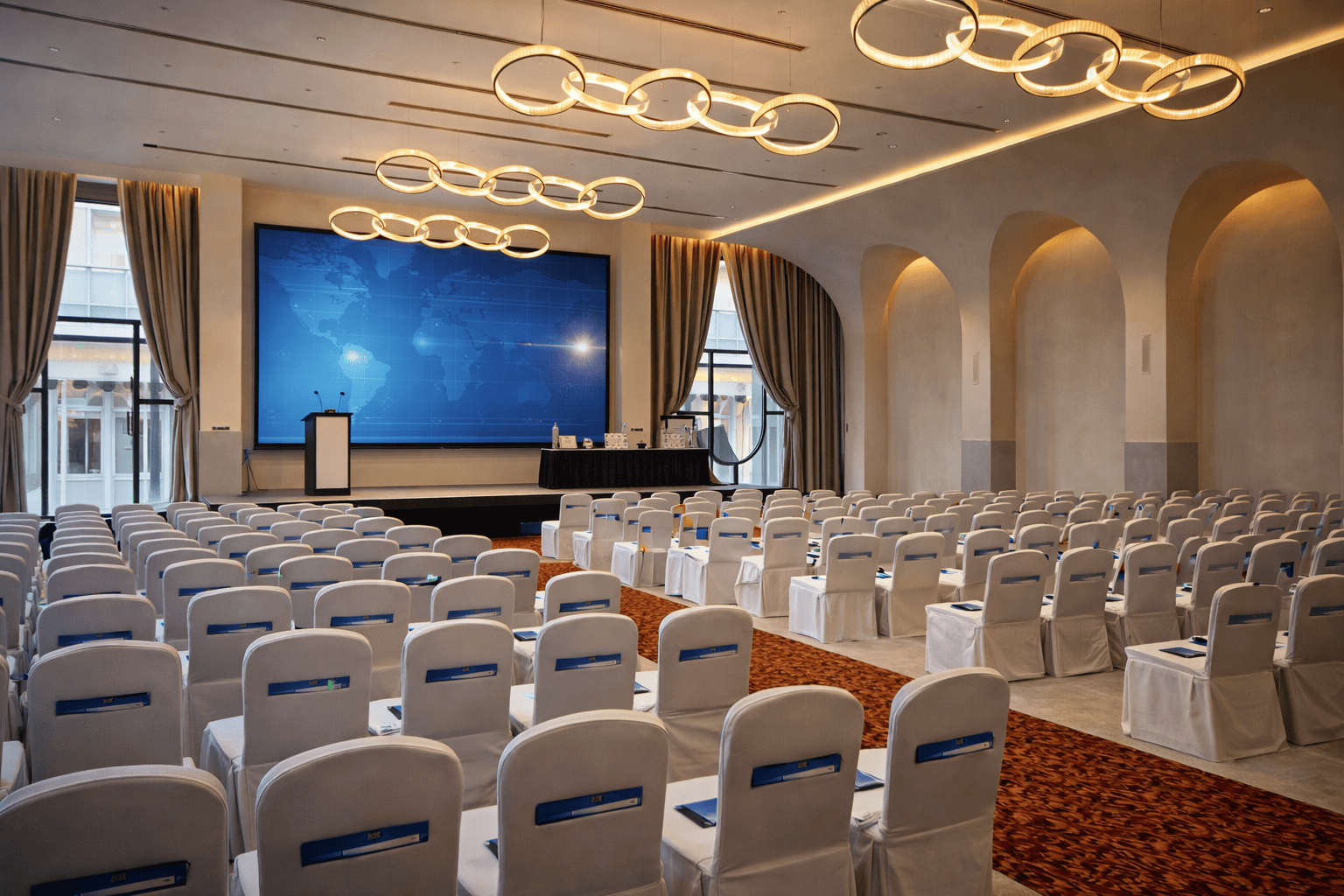 Elegant corporate conference setup (1)